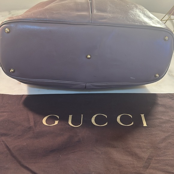 GUCCI Nude leather shopper bag - Picture 3 of 16